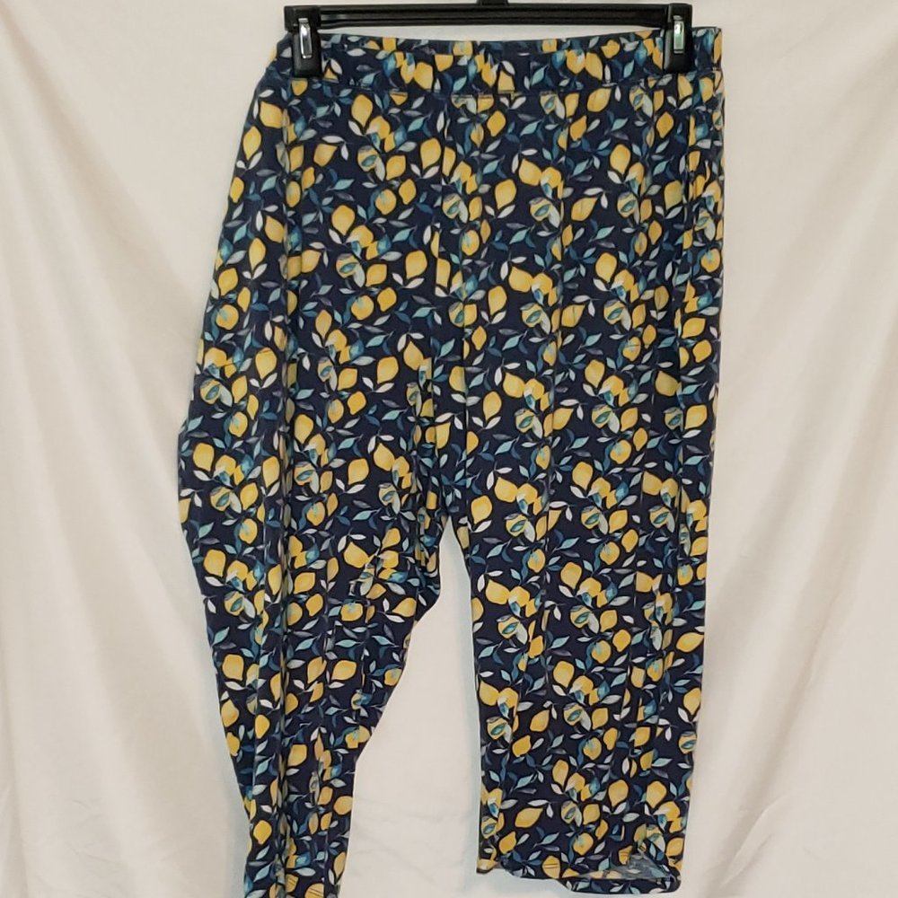 Ladies CATHERINES Knit Sleep Capri  - 2X